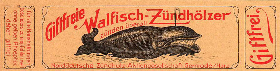 Walfisch-Etikett